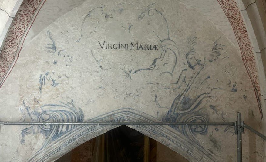 Les travaux de restauration des peintures murales de l’église sont terminés.